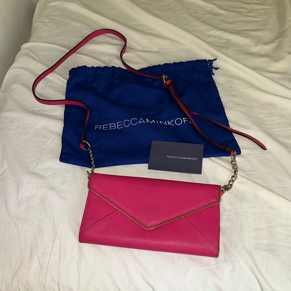 Rebecca minkoff WOC can fit phone